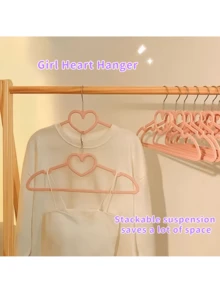 10 buc umerașe adorabile în formă de arc cu cârlig pivotant - Soluție elegantă și care economisește spațiu pentru depozitarea dulapului din plastic pentru paltoane, jachete, cămăși și rochii - Decor perfect pentru camera fetelor și organizator funcțional de haine pentru stil și îngrijire fără efort