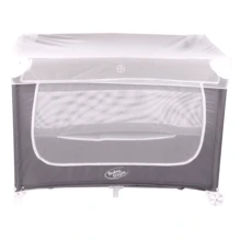 Berço Compacto Confort Bebê Cercado Chiqueirinho Portátil - Cinza - Visão 5