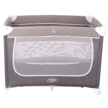 Berço Compacto Confort Bebê Cercado Chiqueirinho Portátil - Cinza - Visão 3