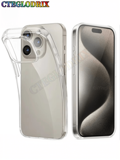 Luxury Transparent Case Compatible With IPhone 17 16 15 11 12 13 14 Pro Max Soft TPU Silicone For IPhone XR XS Max 8 Plus Back Cover Clear Case