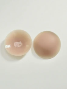 زوج من أغطية الحلمة السيليكونية غير المرئية للمقاسات الكبيرة، رقع الحلمة السيليكونية القابلة لإعادة الاستخدام للحفلات والمناسبات