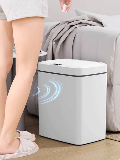 Intelligent Trash Can, Sensor-Activated For Office, Home, Kitchen, Living Room, Bedroom, Bathroom, Toilet, Large Capacity