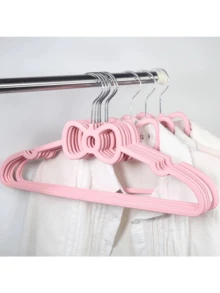 10 buc umerașe adorabile în formă de arc cu cârlig pivotant - Soluție elegantă și care economisește spațiu pentru depozitarea dulapului din plastic pentru paltoane, jachete, cămăși și rochii - Decor perfect pentru camera fetelor și organizator funcțional de haine pentru stil și îngrijire fără efort