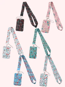 1pc Medical Themed Heart Needle & Tube Printed Id Card Lanyard , Suitable For Phone Lanyards, Game Consoles, Camera Lanyards, Document Lanyards, Access Passes, Transportation Cards, Work Permits, Venue Certificates, Concerts, Cocktail Parties, Etc.Ideal For Boyfriends, Girlfriends, Family Members, Doctors, Nurses, Party Gifts, Cell Phone Decorations, , Christmas Gifts And More.