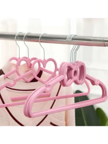 10 buc umerașe adorabile în formă de arc cu cârlig pivotant - Soluție elegantă și care economisește spațiu pentru depozitarea dulapului din plastic pentru paltoane, jachete, cămăși și rochii - Decor perfect pentru camera fetelor și organizator funcțional de haine pentru stil și îngrijire fără efort