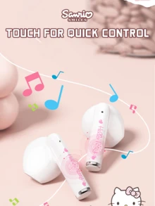 TWS 无线耳机，采用蓝牙 5.4 技术，播放时间长达 60 小时，音质出色，支持游戏同步功能，符合人体工程学的半入耳式设计，包装精美——是音乐爱好者、游戏玩家和科技爱好者的理想之选。 - 粉紅色-My Melody - 查看 6