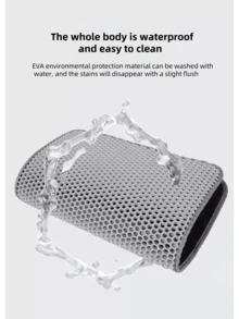 1 pieza Alfombrilla rascadora para gatos, a prueba de salpicaduras y antideslizante, bandeja de para gatos de doble capa, material EVA que atrapa la , alfombrilla para de gato