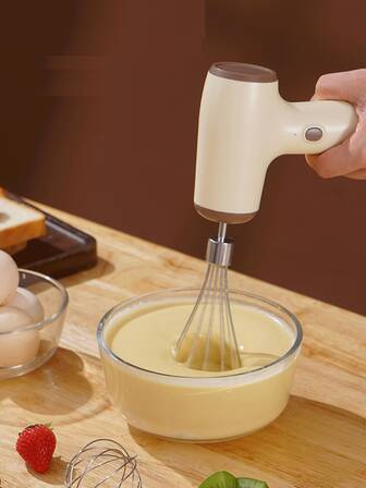 电动打蛋器家用小型奶油蛋糕自动打蛋器辅食搅拌机烘焙专用打蛋器便捷早餐用品家庭晚餐用品派对用品