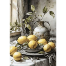 1 pieza Impresión artística en lienzo con inspiración vintage de estilo botánico - Póster de pared retro sin marco de flores y frutas en tonos suaves, arte de pared en lienzo vertical listo para colgar para la decoración de la sala de estar, dormitorio, oficina en casa, decoración de dormitorio - Multicolor - Ver 32