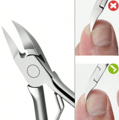 Alicate De Cortar Unha Curvado Profissional Aço Inox Manicure, pedicure e podologia