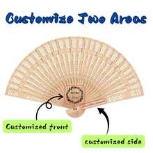 1 chiếc quạt tay gấp gọn tùy chỉnh cho đám cưới, quạt tre cầm tay cô dâu khắc hai mặt cá nhân hóa, logo tên tùy chỉnh, quạt cầm tay màu đen cổ điển dành cho nữ, trang trí tiệc cưới, quà tặng cô dâu, quà tặng khách mời, quà tặng phù dâu, quà lưu niệm, tình yêu vĩnh cửu, quà tặng đám cưới cá nhân hóa. - Nhiều màu - Xem 4