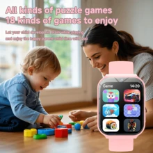 SIMSONLAB Reloj inteligente premium para niños de 4,65 cm (1,83 pulgadas) con cámara y juegos, adecuado para niños y niñas, regalo de cumpleaños ideal para niños