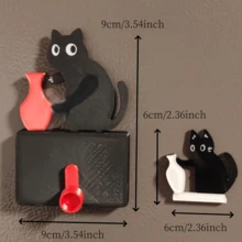 Cat Whisker Collector Jar, Swinging Rotating Refrigerator Magnet