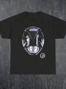 Black Power Ranger MMPR Tee Tee Comfortable - Black - View 1