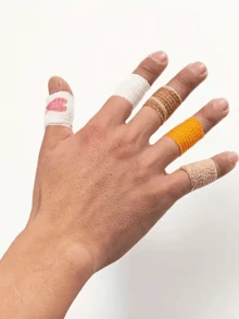 3 Rolls Self-Adhesive Elastic Bandage - Elastic Sports Tape, Available In Multiple Colors And Sizes, Suitable For Wrist, Ankle, Finger And Toe Support, Ideal Fitness Accessory For Sports And Outdoor Activities, Can Be Used With Nude Sports Tape And Medical Gauze For Secure Fixation And Injury Prevention.