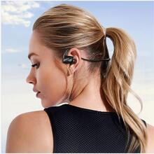 Fone De Ouvido Sem Fio Stereo Bluetooth Corrida Fitness Hrebos HS-406 - Preto - Visão 5