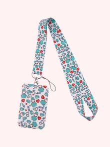 1pc Medical Themed Heart Needle & Tube Printed Id Card Lanyard , Suitable For Phone Lanyards, Game Consoles, Camera Lanyards, Document Lanyards, Access Passes, Transportation Cards, Work Permits, Venue Certificates, Concerts, Cocktail Parties, Etc.Ideal For Boyfriends, Girlfriends, Family Members, Doctors, Nurses, Party Gifts, Cell Phone Decorations, , Christmas Gifts And More.