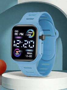 2 Stück/1 Stück Farbbildschirm Elektronische Uhr Koreanische Mode Coole Laterne für Jungen und Mädchen Paare Wald Elektronische Uhr, die beste Wahl für Halloween, Weihnachten, Valentinstag, Muttertag, Urlaubsgeschenke