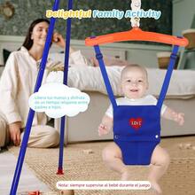 Cradling Baby Jumper Swing With Ceiling Hook - Multicolor - View 5