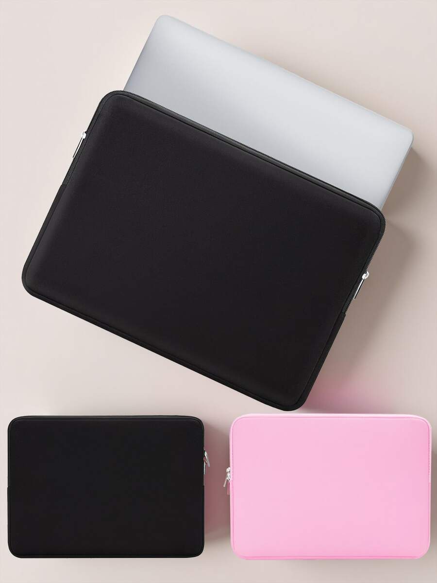 Laptop Sleeve Case Protective Soft Padded Zipper Cover Carrying Computer Bag Compatible With 11.6/12.5/13.3/14/15.4/15.6 Inch Notebook Chromebook Tablet Ultrabook - Multicolor - View 1