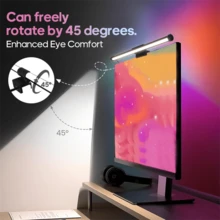 1 件 RGB 电视电脑屏幕灯，游戏灯 RGB 变色，可调光显示灯，USB 供电，具有 RGB/三色多级调光，适用于游戏和家庭办公室设置 - USB - 查看 6