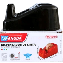 Dispensador de cinta adhesiva de alta resistencia con base antideslizante, diseño ergonómico para cortes precisos, ideal para oficina, uso escolar y proyectos de manualidades en el hogar - Multicolor - Ver 3