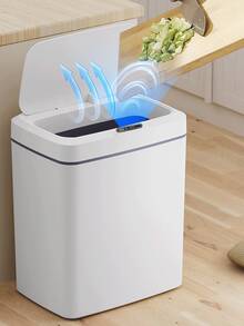 Intelligent Trash Can, Sensor-Activated For Office, Home, Kitchen, Living Room, Bedroom, Bathroom, Toilet, Large Capacity