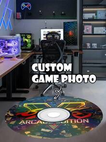 1 covor personalizat cu CD-uri de jocuri - personalizați cu jocul dvs. preferat, fabricat din cașmir artificial, moale și confortabil, perfect pentru jucători, decor unic pentru casă, ideal pentru camera de jocuri, camera de zi, dormitor