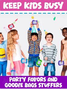 2/6/8/10pcs Mini Magnetic Drawing Boards, Backpack & Keychain Notepad, Erasable Doodle Sketch Writing Pad, Perfect For Birthday, Party, Valentine's Day Gifts (10pcs Includes 5 Boards & 5 Pens) (8pcs Includes 4 Boards & 4 Pens) (6pcs Includes 3 Boards & 3 Pens) [Random Color & Style] [Some Accessories Color Random] - Multicolor - View 5