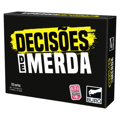 Decisões De Merda- Jogo De Cartas Buró