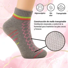 SL.MAX Women Crew Socks - Multicolor - View 4