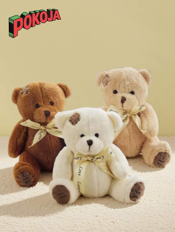 5.11in Lovely Teddy Bear Plush Toys Stuffed Soft Animal Bear Kawaii Dolls For Kids Baby Children Valentine Gift Birthday Gift Christmas Decor Home Kids Girls Gifts Festival