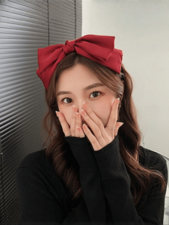 3 件女士面料缎面超大蝴蝶结头带，甜美优雅高端时尚发饰，简约设计适合日常佩戴和化妆，发箍，礼物