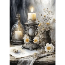 1 pieza Impresión artística en lienzo con inspiración vintage de estilo botánico - Póster de pared retro sin marco de flores y frutas en tonos suaves, arte de pared en lienzo vertical listo para colgar para la decoración de la sala de estar, dormitorio, oficina en casa, decoración de dormitorio - Multicolor - Ver 29