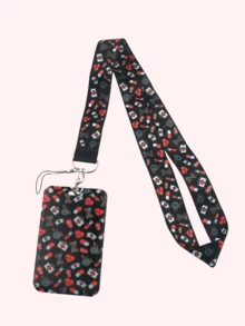 1pc Medical Themed Heart Needle & Tube Printed Id Card Lanyard , Suitable For Phone Lanyards, Game Consoles, Camera Lanyards, Document Lanyards, Access Passes, Transportation Cards, Work Permits, Venue Certificates, Concerts, Cocktail Parties, Etc.Ideal For Boyfriends, Girlfriends, Family Members, Doctors, Nurses, Party Gifts, Cell Phone Decorations, , Christmas Gifts And More.