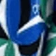 Blue and White