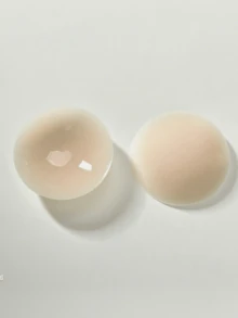 زوج من أغطية الحلمة السيليكونية غير المرئية للمقاسات الكبيرة، رقع الحلمة السيليكونية القابلة لإعادة الاستخدام للحفلات والمناسبات