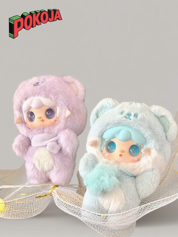 YooKi Limited Edition Teddy Bear/Hug Snack Shop/Bite Teddy Bear Series Blind Box Figurine, Doll, Women Birthday Gift, Bag Charm