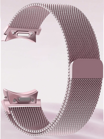 20mm 1pc Original Stainless Steel Milanese Loop Magnetic Metal Band About 9.25inch,Compatible With Samsung Galaxy Watch 7 6 5 4 FE 40mm 44mm No Gap One Click Durable Business Milanese Loop Magnetic Wrist Bracelet Wristband Compatible With Samsung Galaxy Watch 6 Strap Smartwatch Accessories