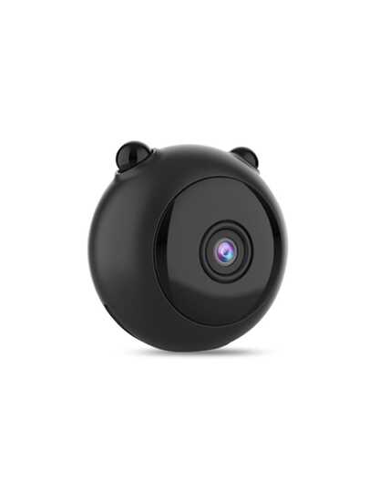 1pc Remote Wireless Infrared HD WiFi Camera, Slimme Home Security Monitor, Pet Monitoring Schattige Cartoon Recording Surveillance Night Vision, Mobile Control, Motion Detection, TF Card Storage, 1080P HD, A12 Bluetooth Connectivity, Clear Lens, ed Image Quality, Secure Protection, Visible Vision view 10