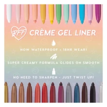 Colourpop BFF Crème Gel Liner - Waterproof Gel Eyeliner Pen With A High-Pigment &Amp; Buildable Formula - Colored Eyeliner With 18-Hour Wear - Swerve (001 Oz) - ColorD - 查看 2