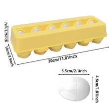 12pcs Matching Egg Set - Educational Color And Shape Learning Toy, Fine Motor Skills Development Toy For Boys And Girls, Easter Egg Gift, Includes 12 Coordinated Shape And Color Matching Eggs, Montessori Toy, STEM Educational Toy, Suitable For Children 3+ Years Old - Multicolor - View 11