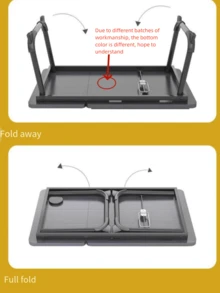 1pc Foldable Adjustable Laptop Desk, Portable Lap Desk For Bed, Student Dorm, Slouchy Study Writing Table