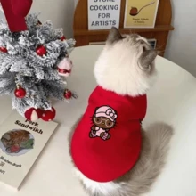 Sanrio 1 Peça Camisa de Estimação de Manga Curta com Estampa Fofa da Hello Kitty, Camisa de Estimação de Gato e Cachorro de Manga Curta Macia