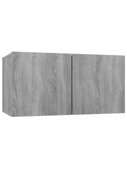 VidaXL TV Wand Units Pcs 60x30x30 Cm Processed Wood Grijs Sonoma Oak view 5