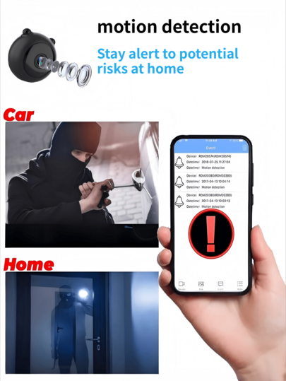 1pc Remote Wireless Infrared HD WiFi Camera, Slimme Home Security Monitor, Pet Monitoring Schattige Cartoon Recording Surveillance Night Vision, Mobile Control, Motion Detection, TF Card Storage, 1080P HD, A12 Bluetooth Connectivity, Clear Lens, ed Image Quality, Secure Protection, Visible Vision view 7