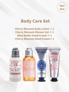 Pink + Yellow + Blue + Cherry Blossom