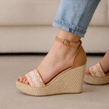 Women's Casual Wedge Sandals Holiday 2026 - Lạc đà - Xem 2