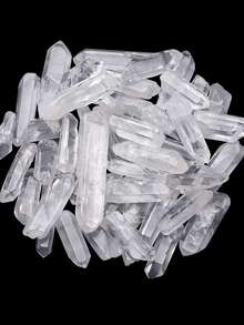 QYDCX 25/50/100g Pontas de Cristal de Quartzo Transparente a Granel, Pedras de Cristal de Cura, Forma Assimétrica, Pontas de Quartzo Bruto para Fabricação de Joias, Polimento, Cabochão, Equilíbrio de Energia Reiki