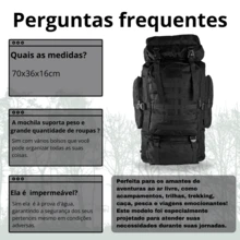 Waterproof Tactical Military Backpack 80 Liters Large Reinforced Camping Trail Mountaineering Cycling Camping Bag - 黑色 - 查看 6